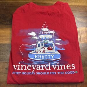 Vineyard Vines Pocket Tee Shirt Mens Size XS Long Sleeve Tshirt Blue Whale Logo
